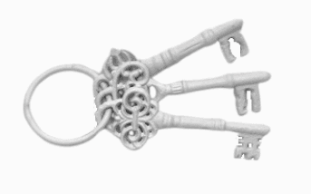 Bundle of antique keys — accessing your resources through individual therapy