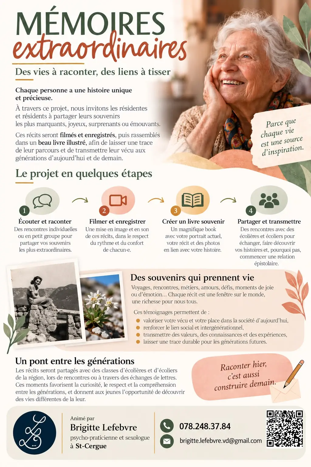 Flyer « Traumatic memories » — Brigitte Lefebvre