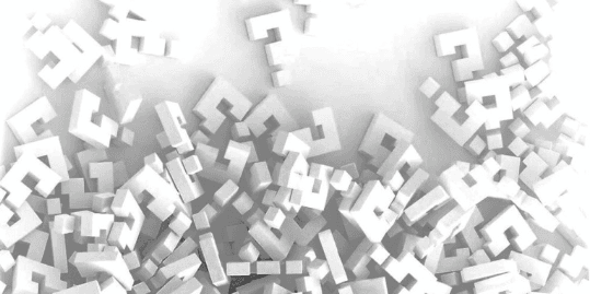 Raised question marks — the most asked questions